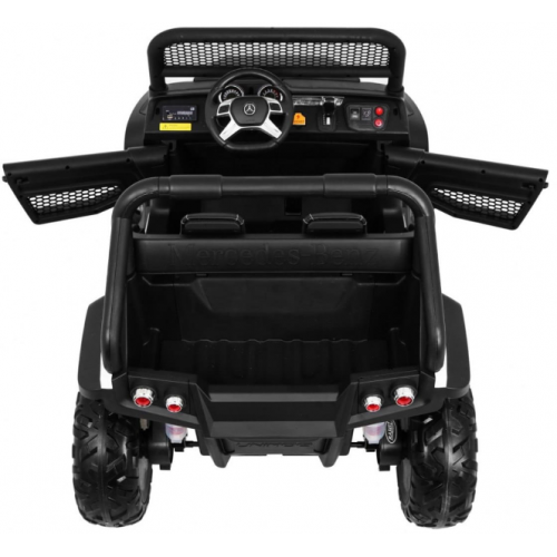 uto na akumulator Mercedes Unimog 4x4 dwuosobowy Biały